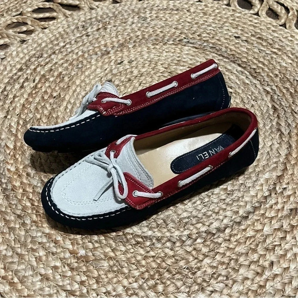 Lot Of 2 Vaneli Womens 8M Suede Driving Moc Slip On Loafers Flats Shoes - Picture 4 of 11